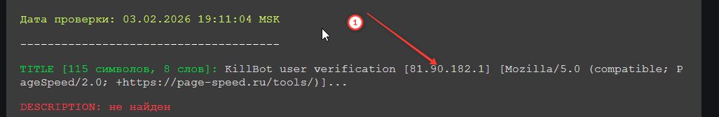 View IP address in header