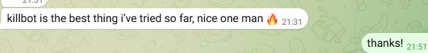 Killbot  telegram review 